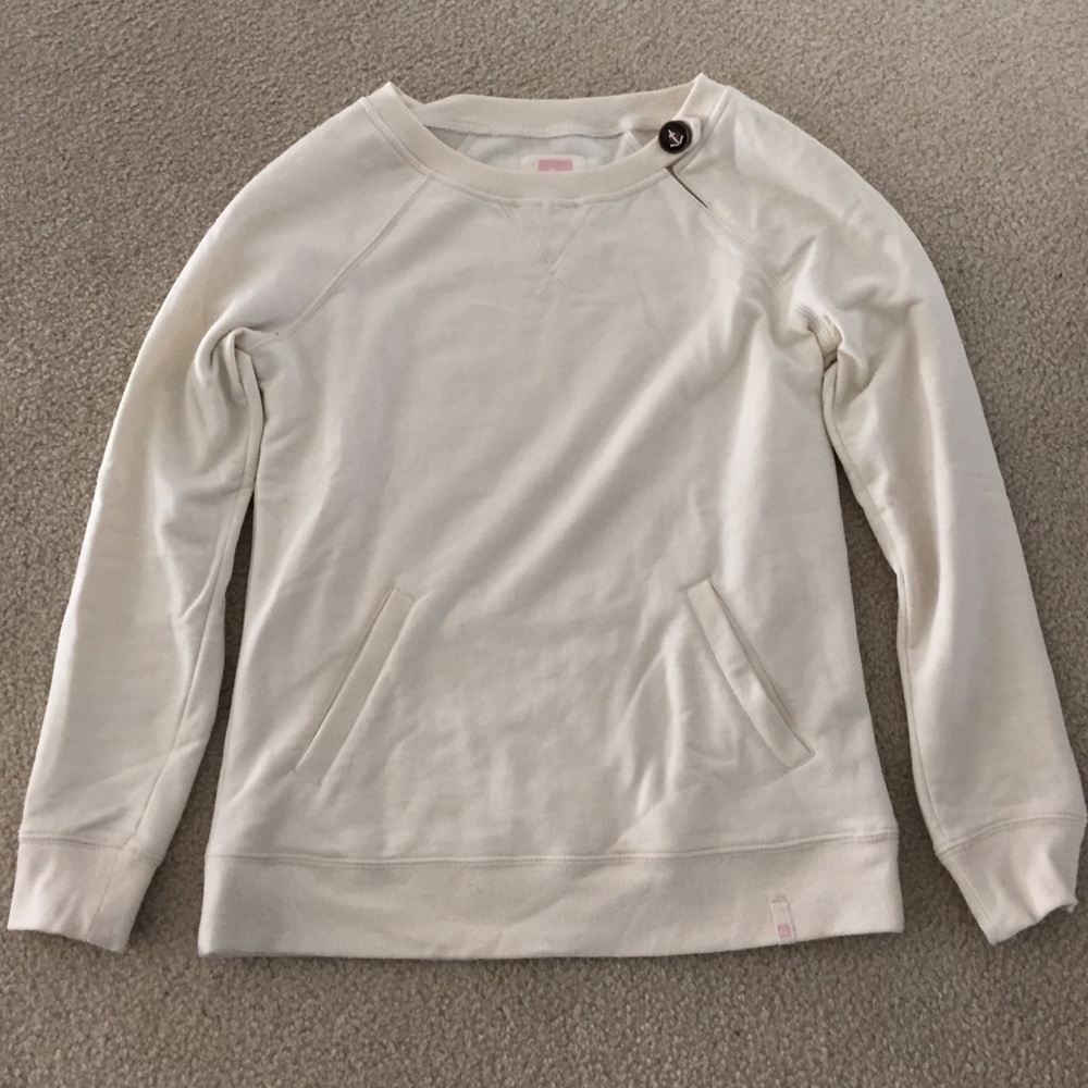 Quicksilver Women's Plush Cream Crewneck